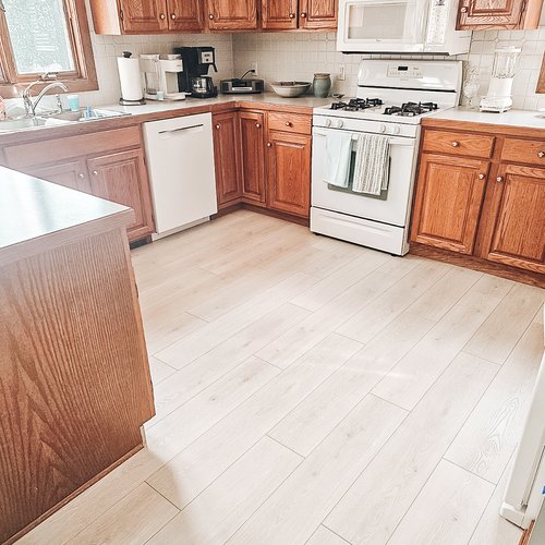 Kitchen flooring by Absolute Floor Covering Inc in Grand Rapids, MI