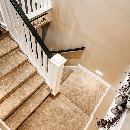 Carpeting on stairs in Grand Rapids, MI at Absolute Floor Covering