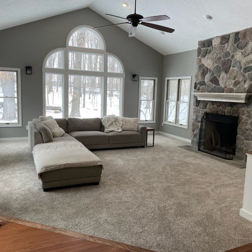 Mohawk Carpet installed in a lovely family home in Caledonia, MI