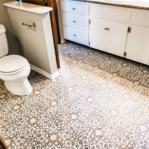 Patterned tile floors in Grand Rapids, MI at Absolute Floor Covering